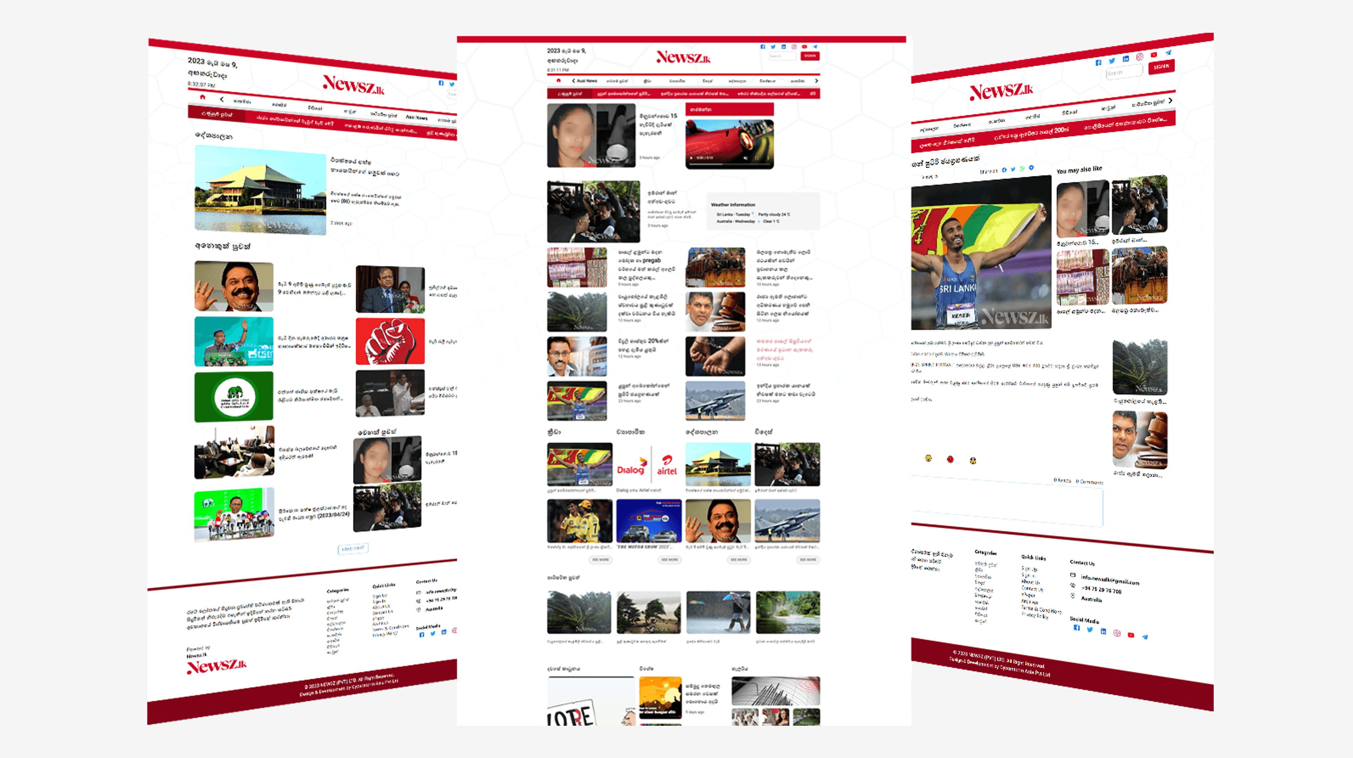 Sri Lanka and Australia News Web